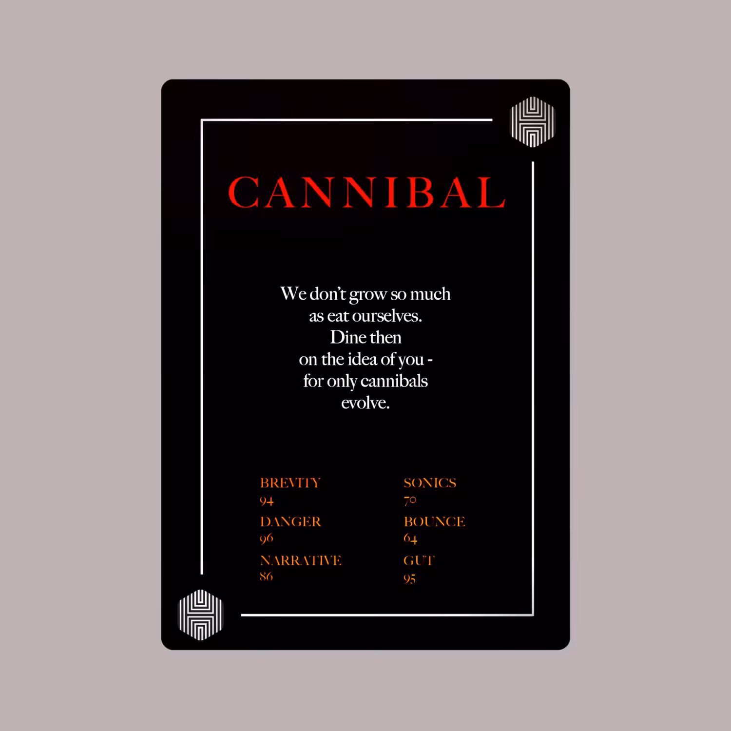 028 - CANNIBAL (INTERMISSION)