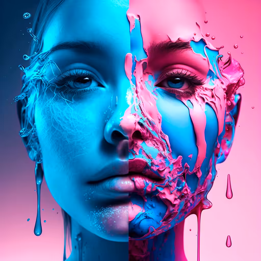 Pink & Blue