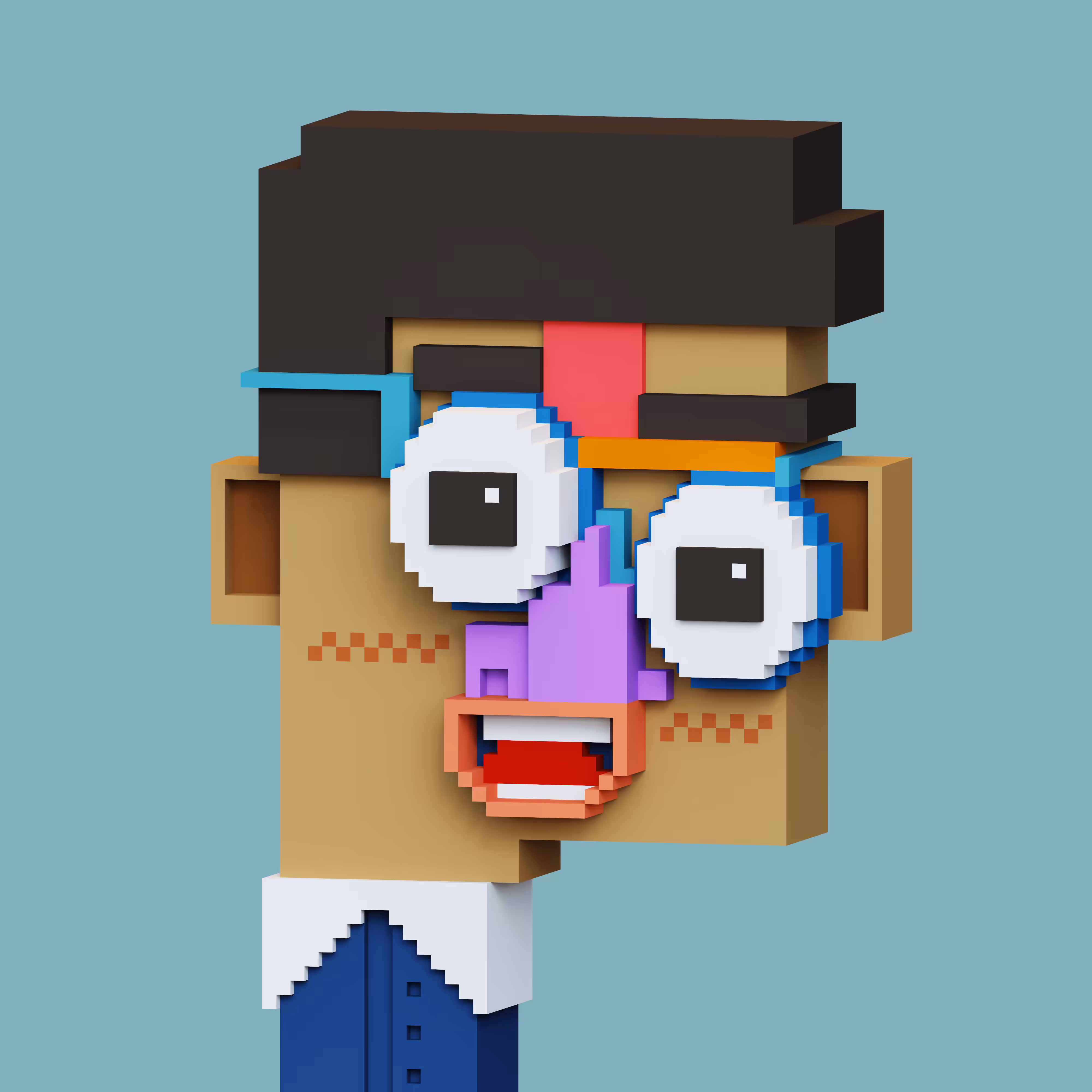 Pop Cubism Voxel 42