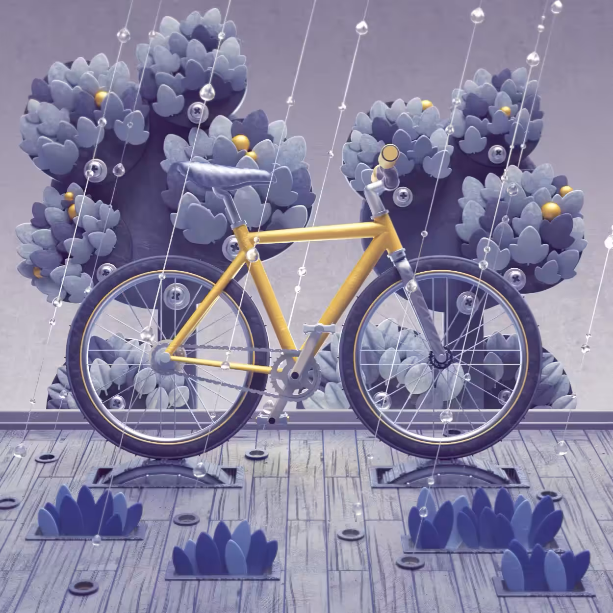 Cycling in the Rain
