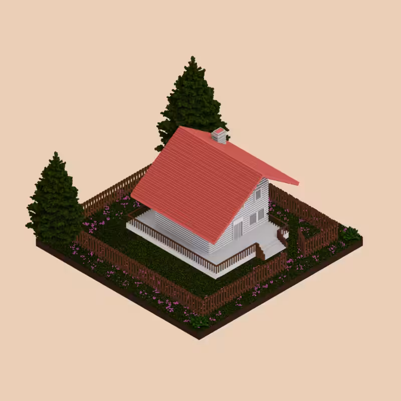 Pastel cottages #53