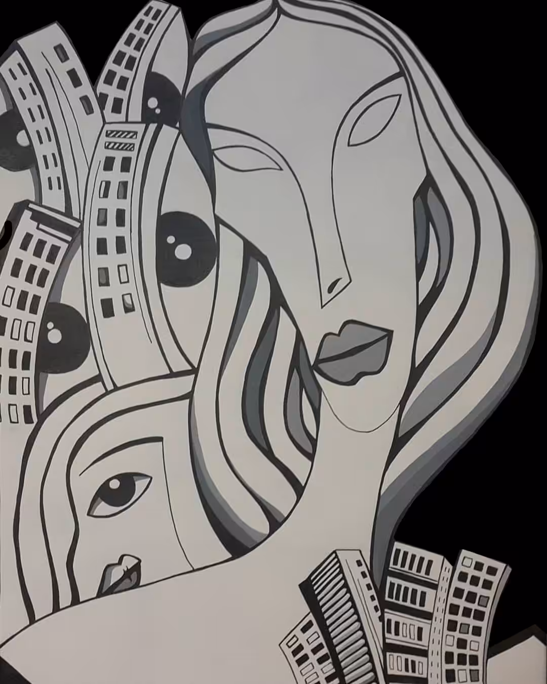 black and white 3