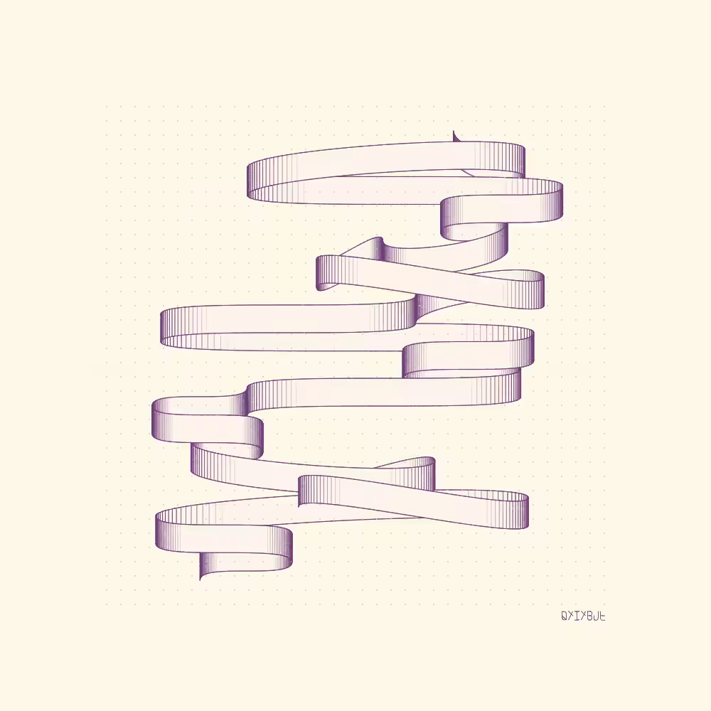 _ribbon study_ #39