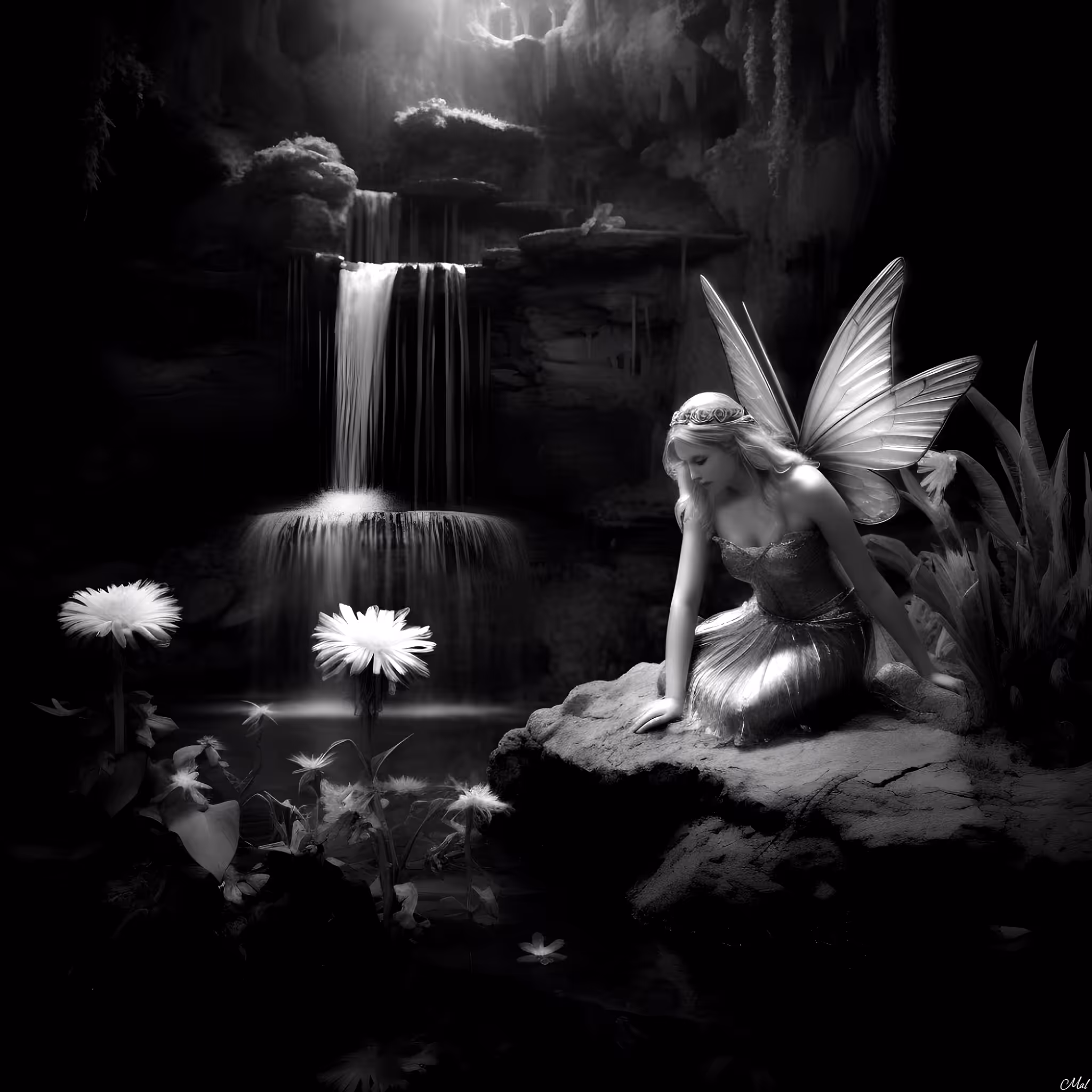 B&W Fairy #3