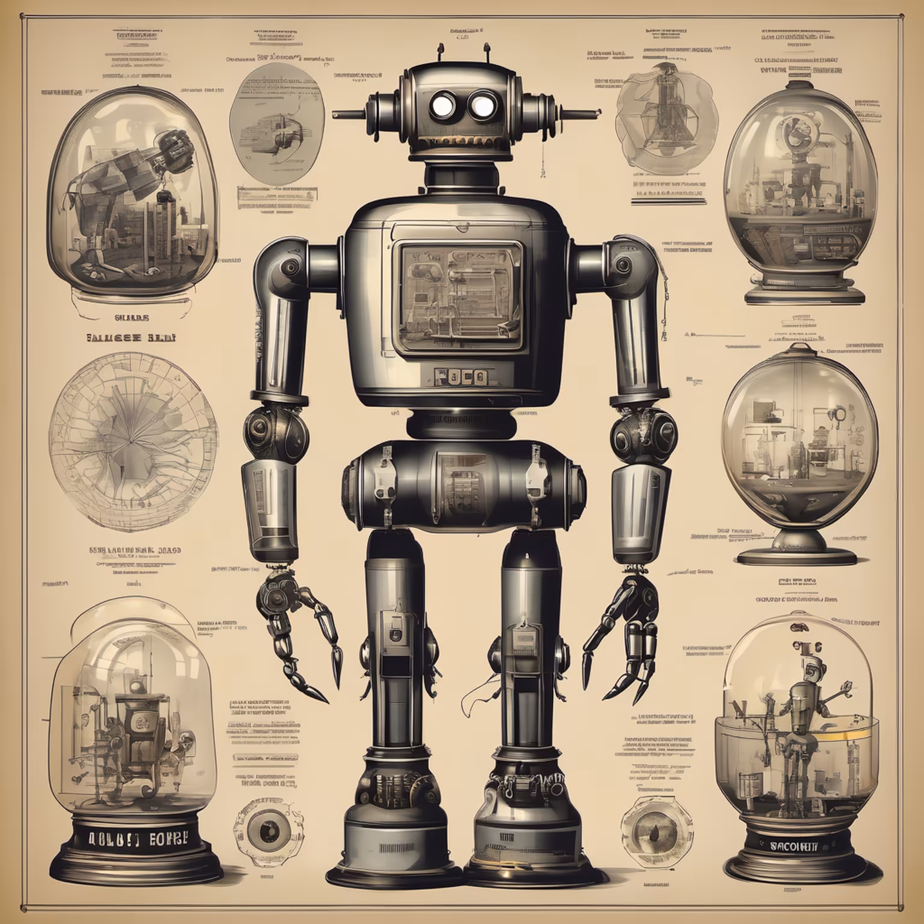 STUDIES ON ROBOTS - 19TH CENTURY #29