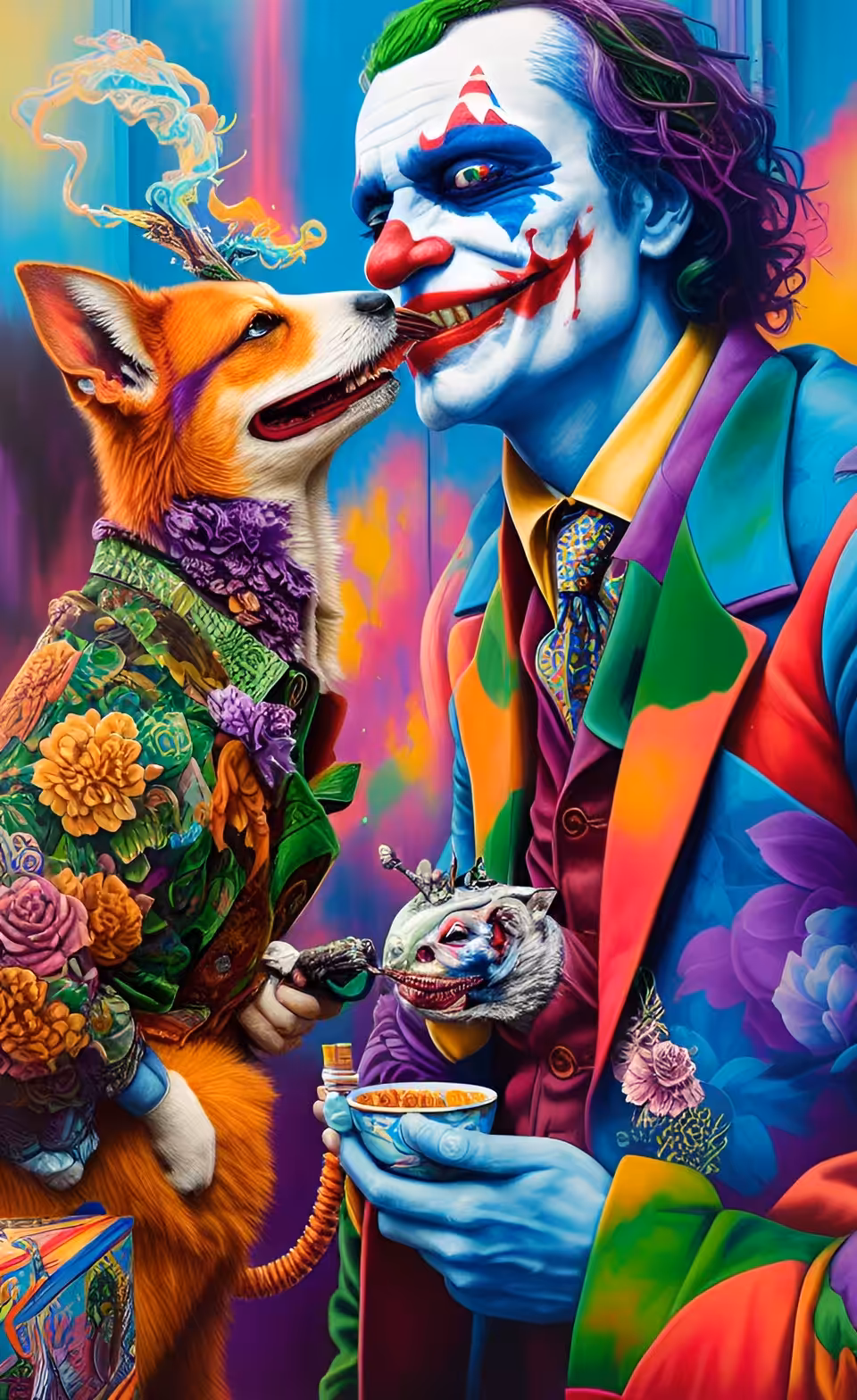 Having Breakfast with Joker