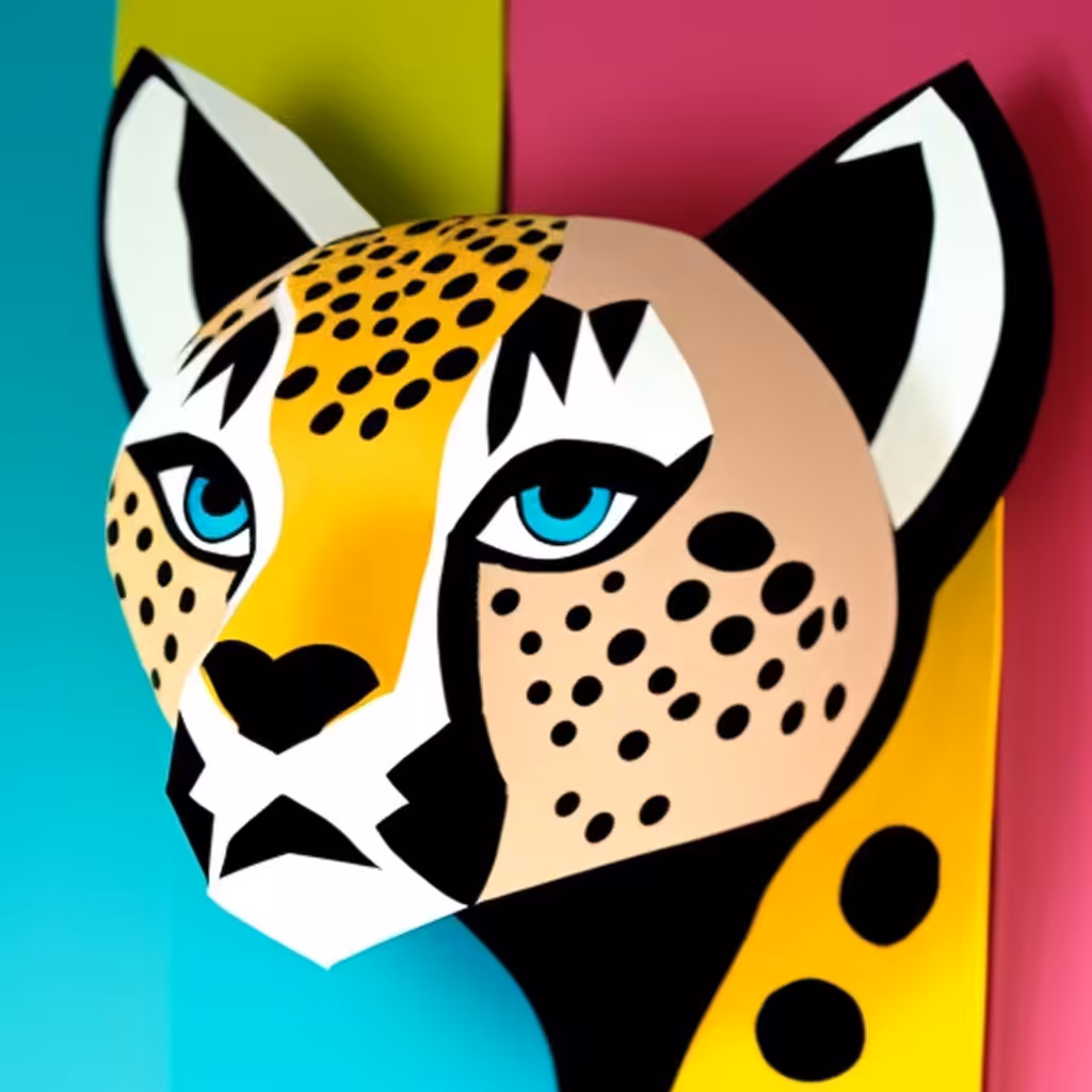 Cubist #111 (Cheetah - Female)