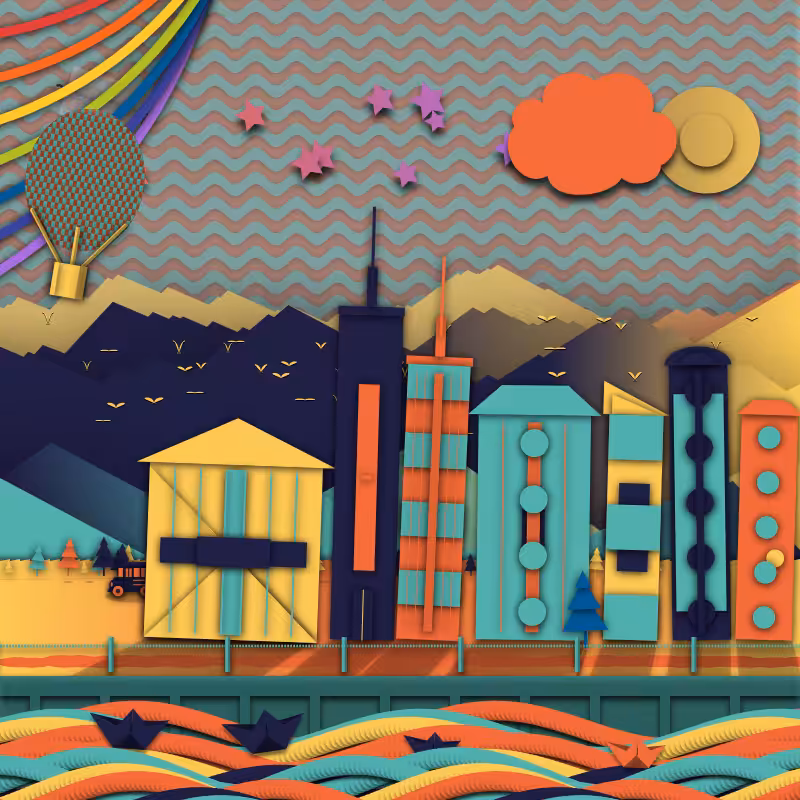 Paper Art 2.5D #88