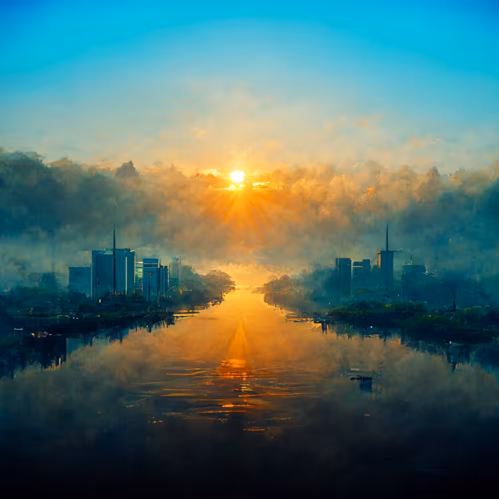 Foggy Sunrise 2