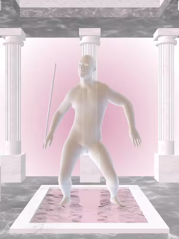 HeavenComputer: The Fading Dancing Luminescent Beige Man #372