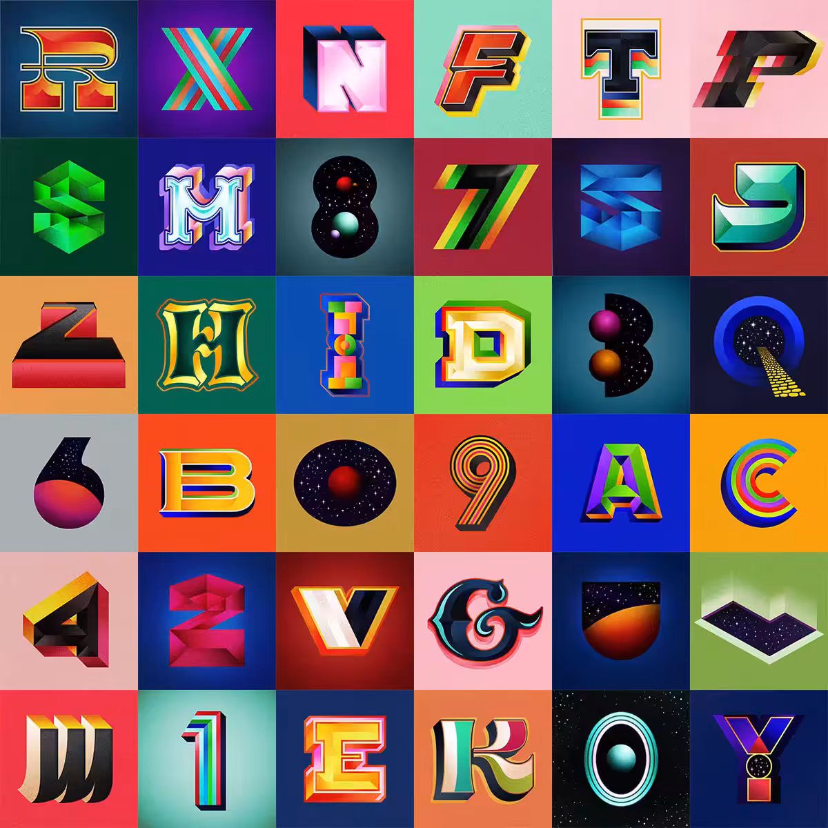36 DAYS OF TYPE - COMPILATION PIECE #1