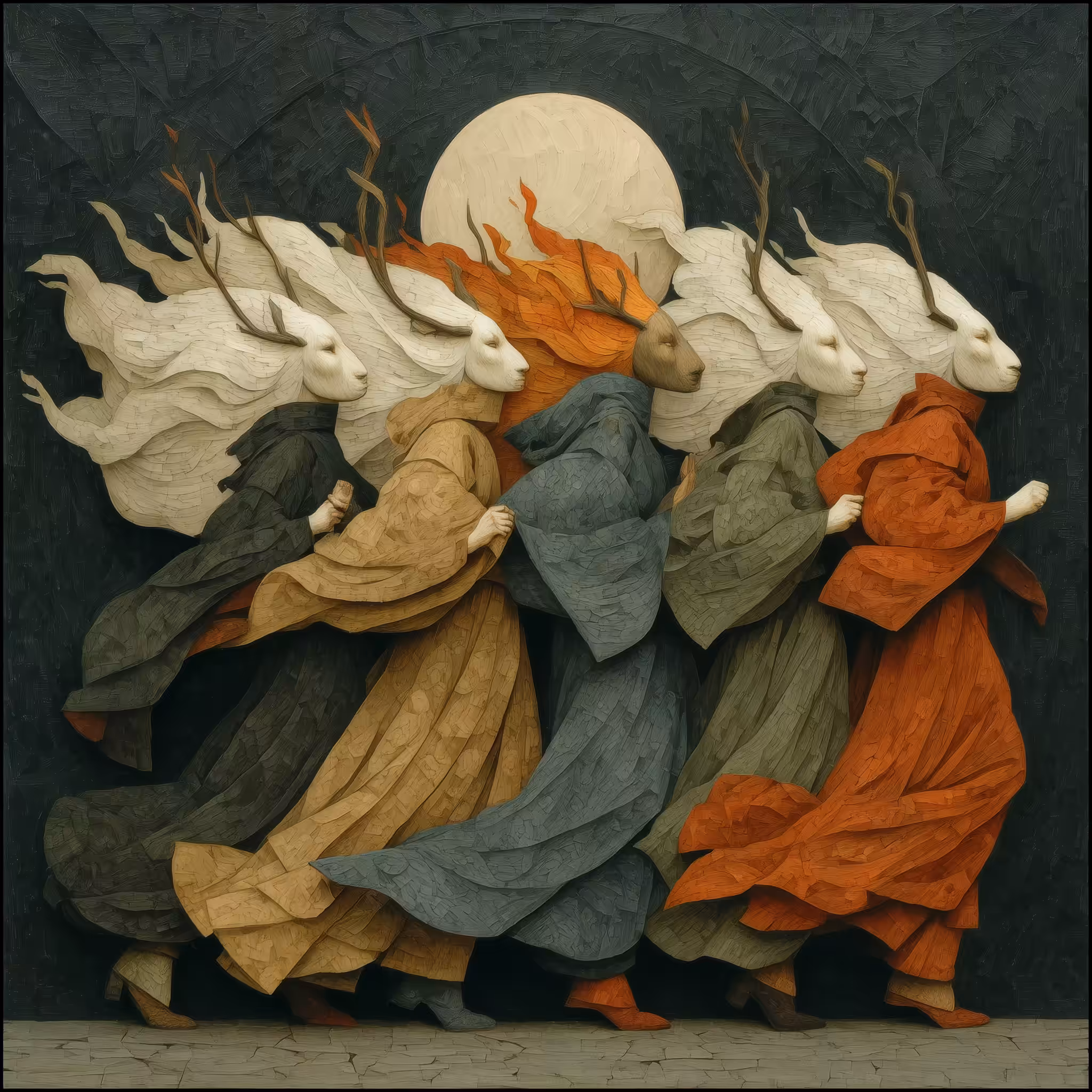 Dance of the White Stags