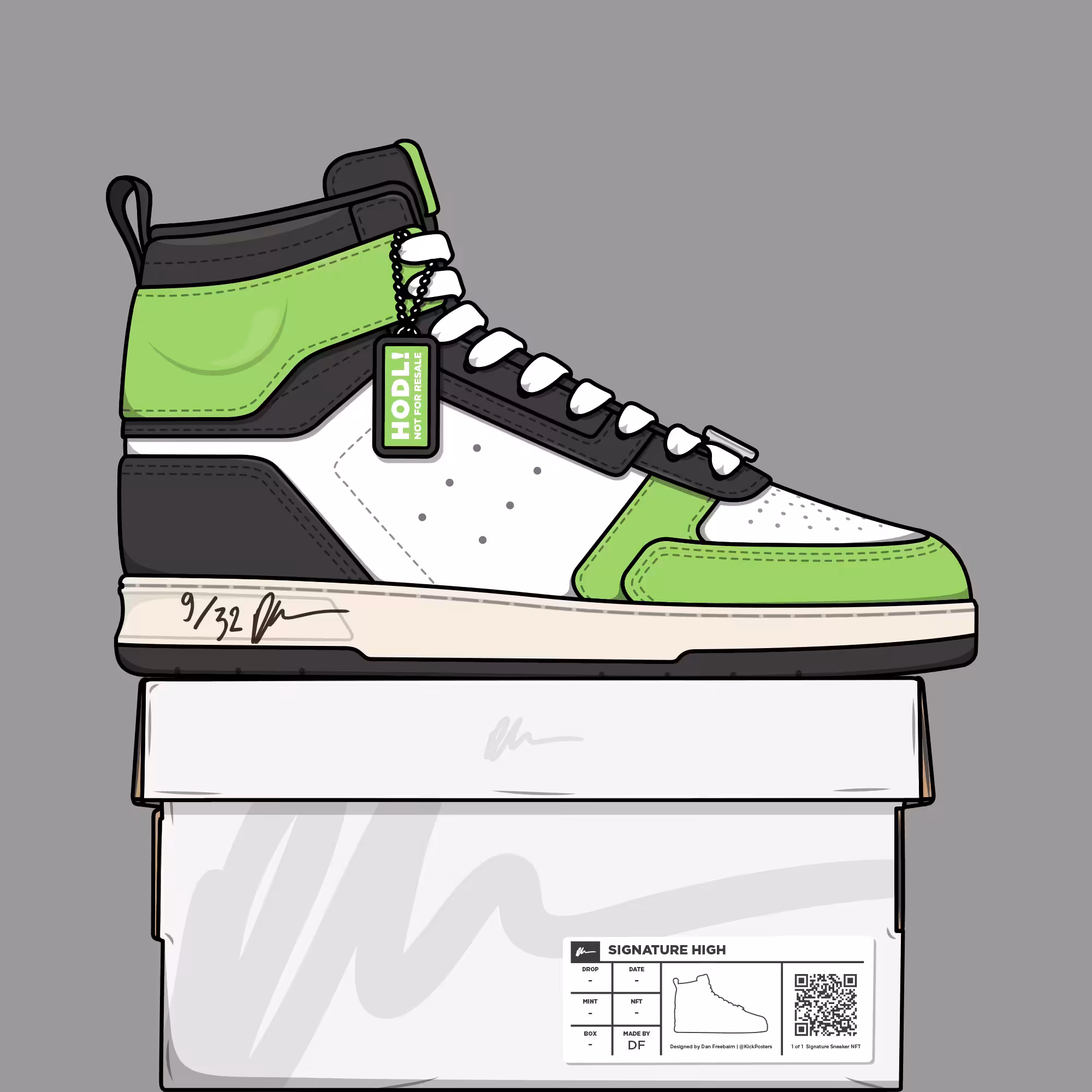 Signature Sneaker High 'Spectrum' - #9