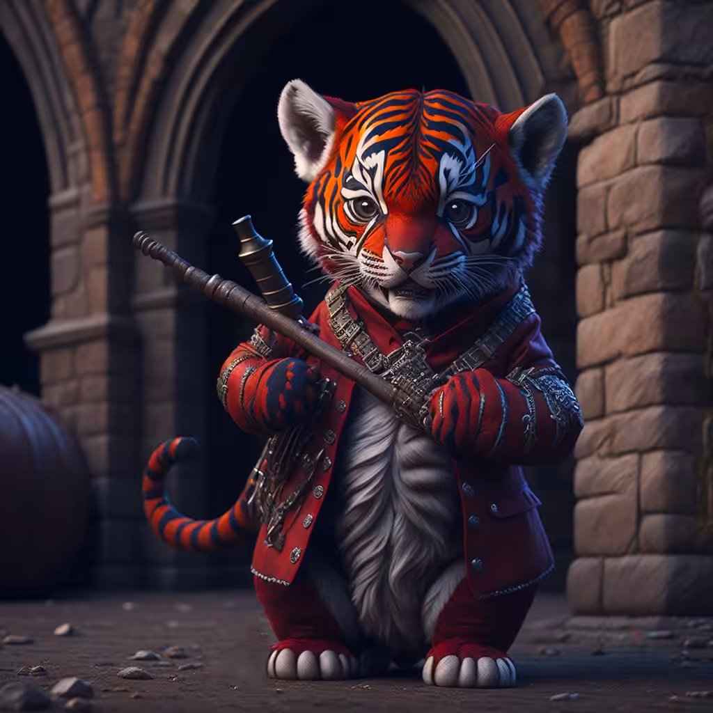 Angus, The Magical Tiger of Scotland