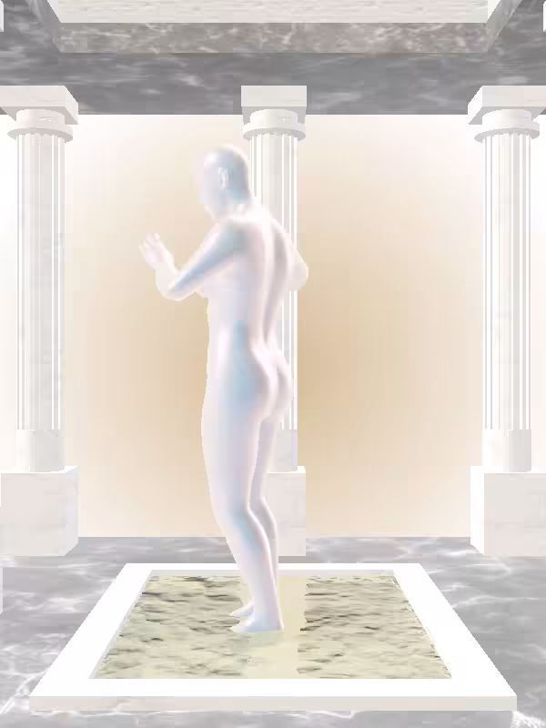 HeavenComputer: The Robotic Pastel Pearl Woman #3125
