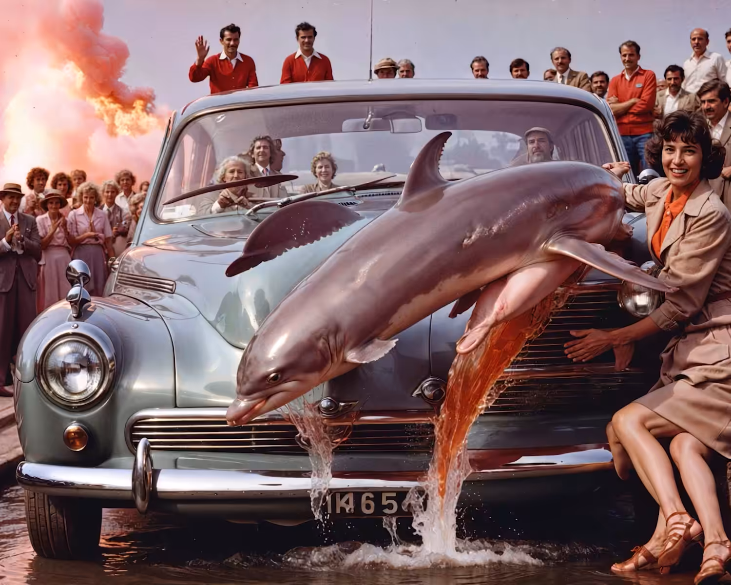 Dolphin & Car