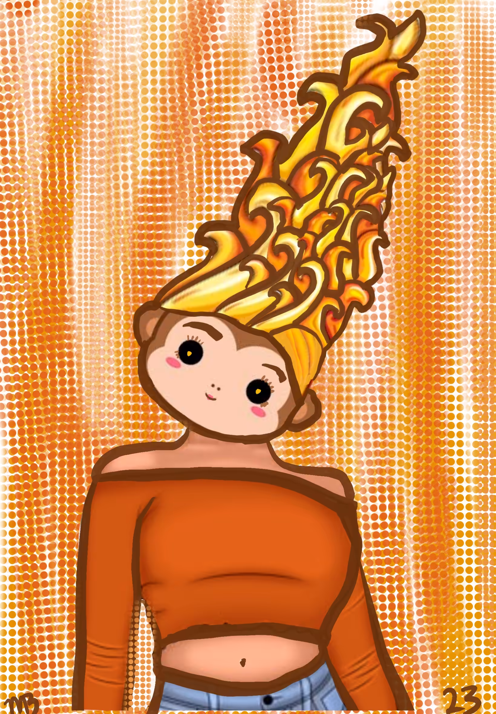 Anna Banana Cheer Squad Captain 
