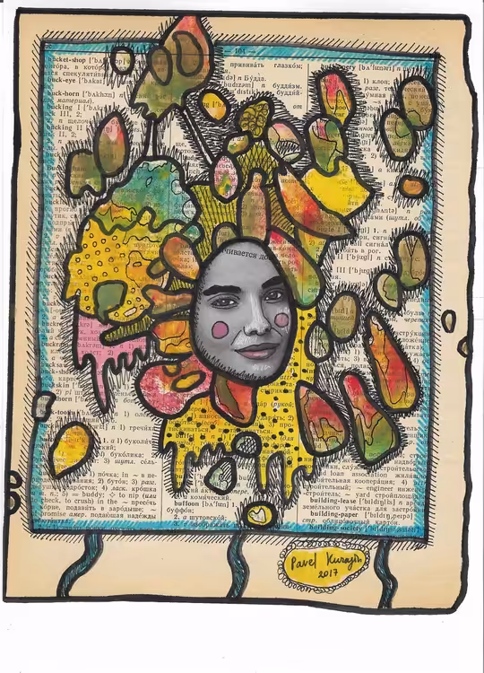Colorful girl