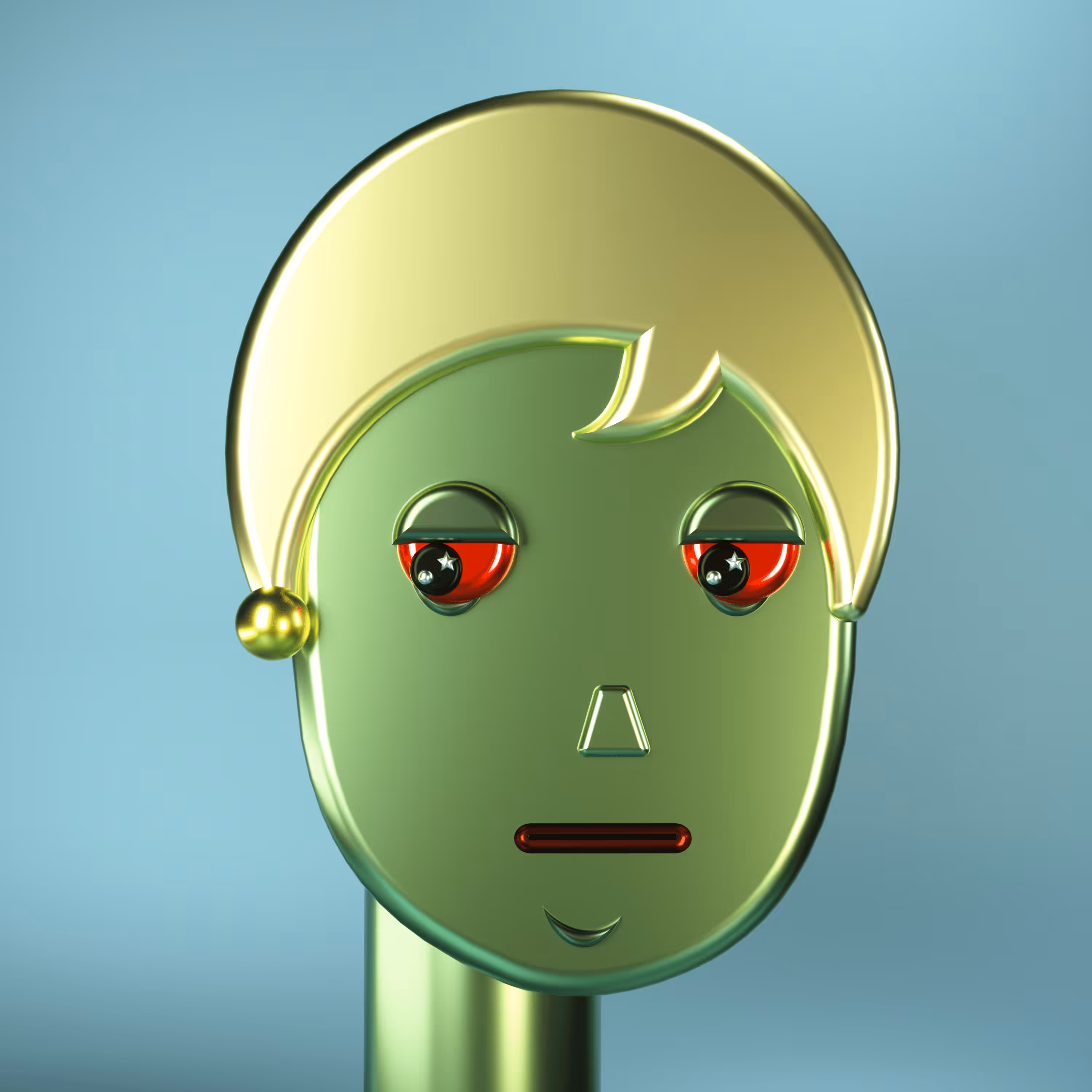 3D Chrome Punk #0253