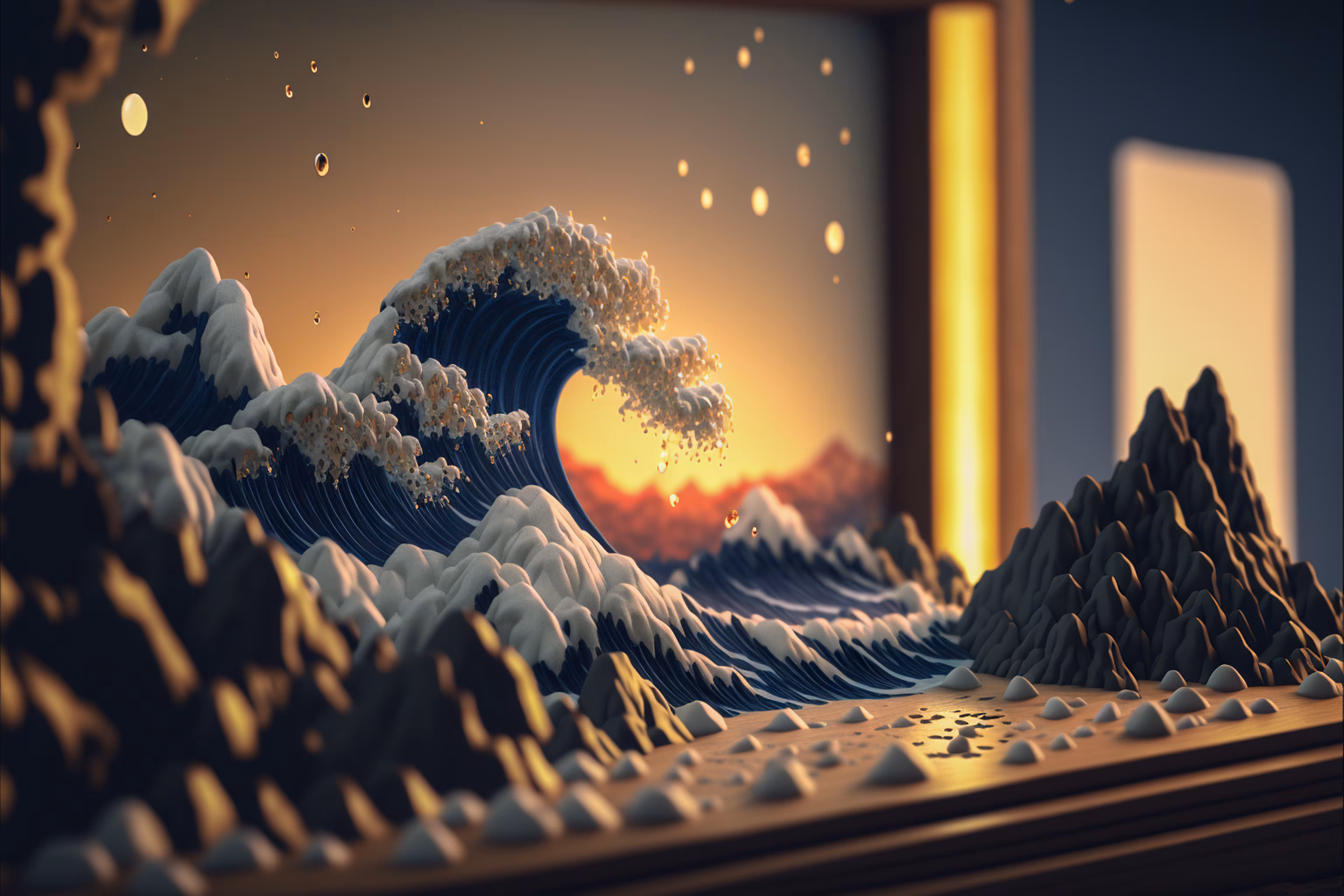 Dioramas - The Great Wave : 14