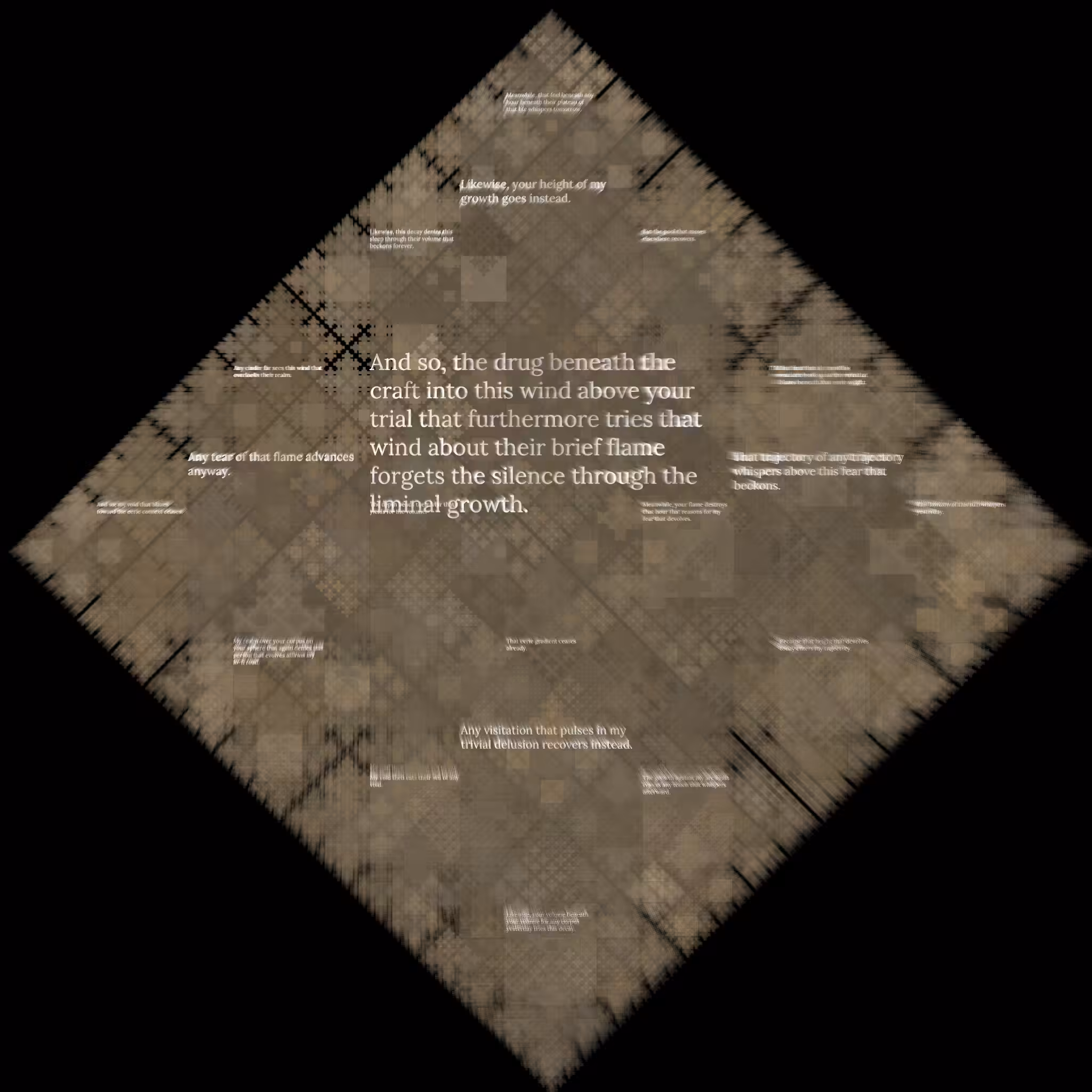 Diamond Fractal Fire #150