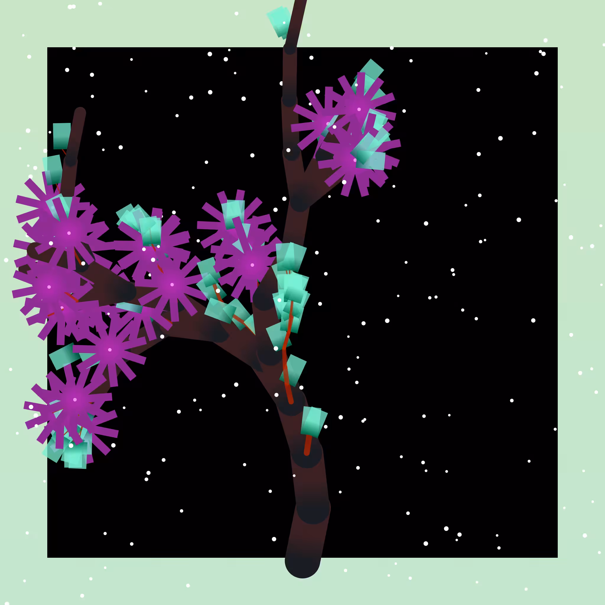 Some generative winter trees #42
