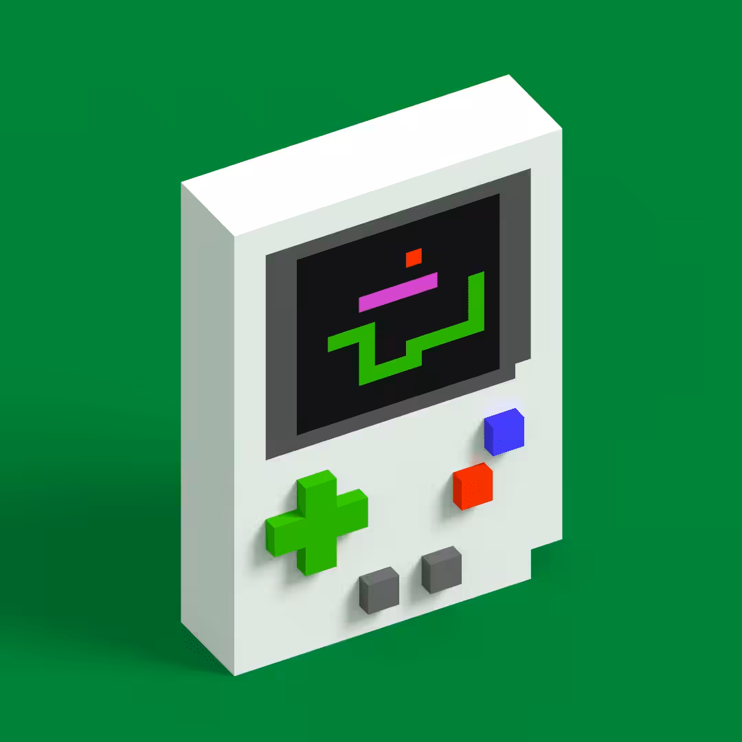 Gameboy_#20_Snake 8-Bit Game
