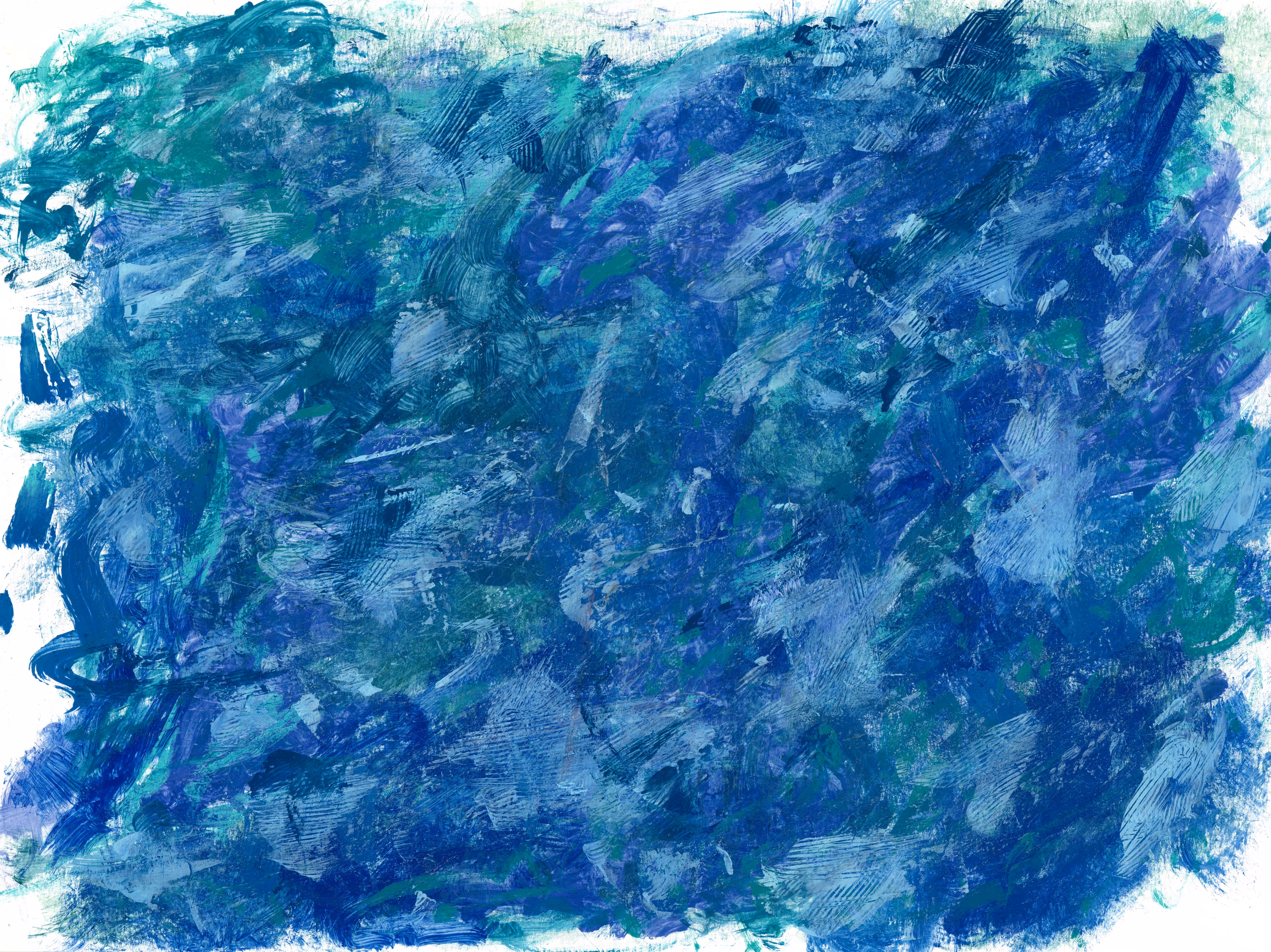 A Visualization of the Brainwaves of a Blue Jay as Seen Through The Eyes of Tripping Smurf