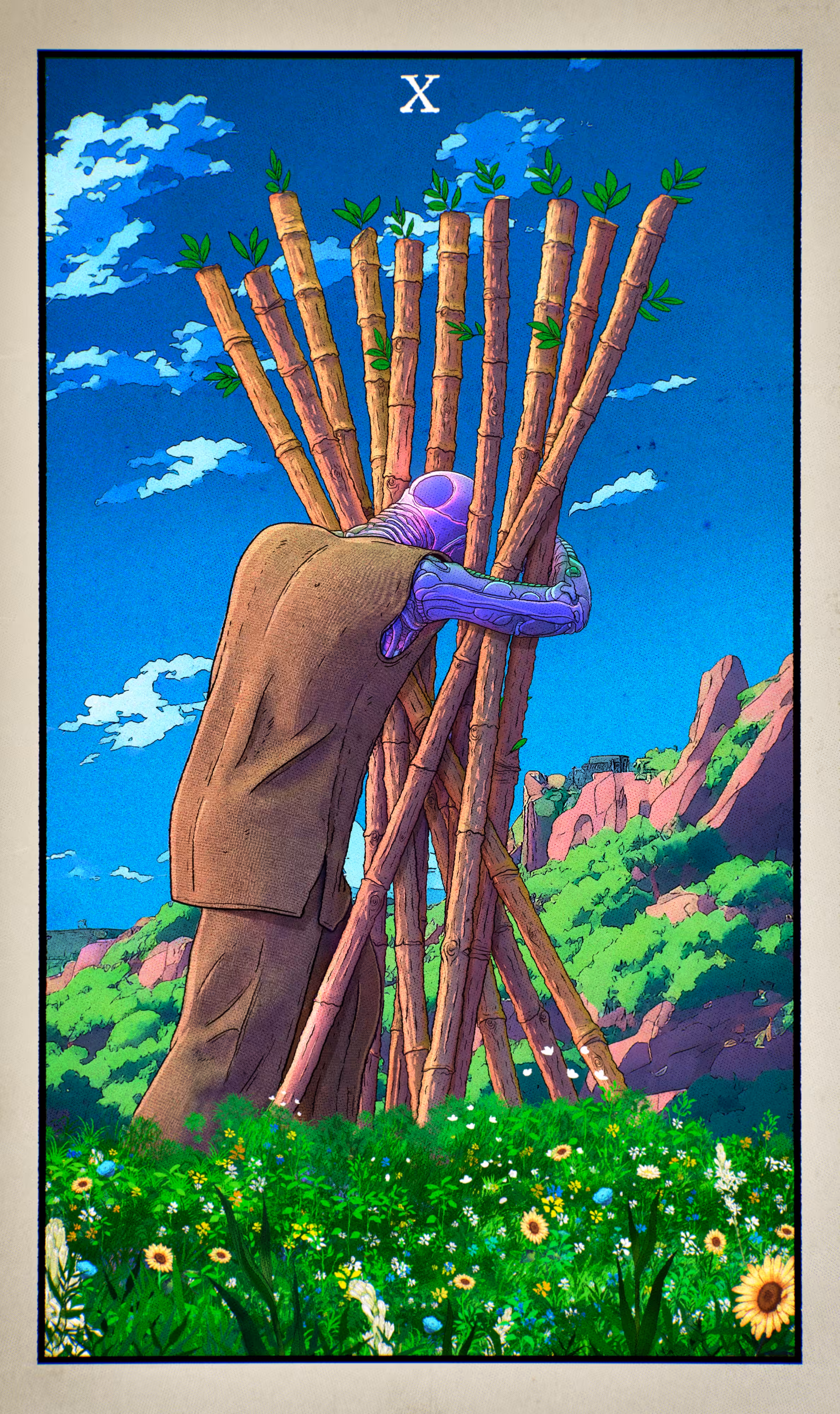 The Fool's Journey: 10 of Wands — Master