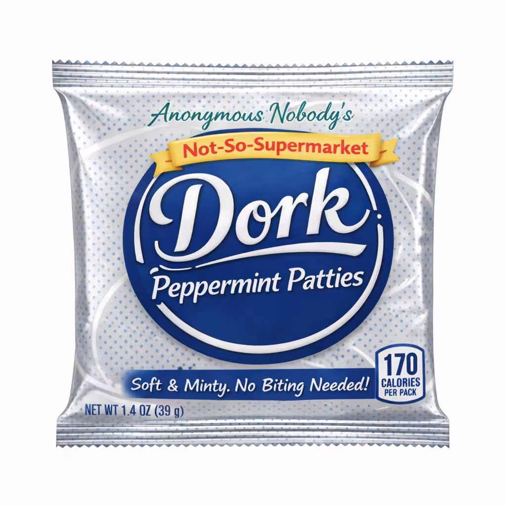 Anonymous Nobody’s Not-So-Supermarket: Dork Peppermint Patties