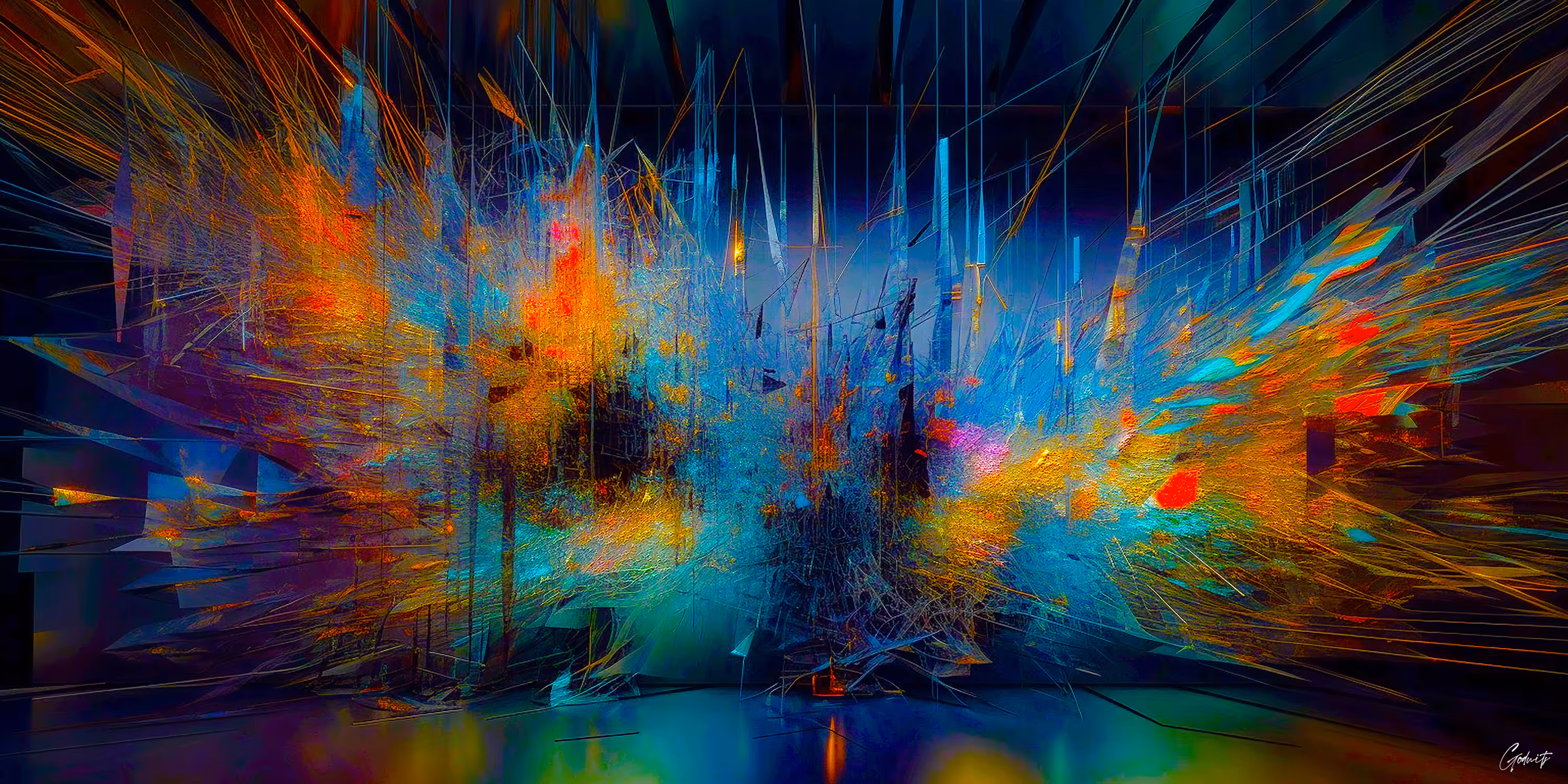 AI Art Installation Room #76
