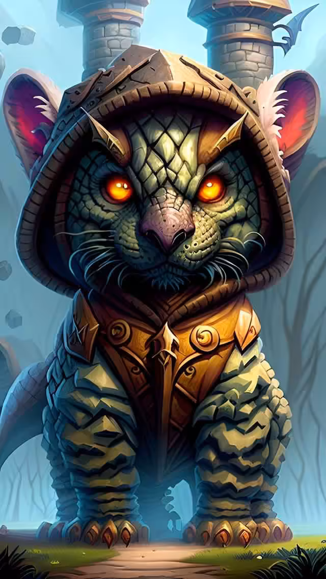 Red Eyed Kitten Dragon