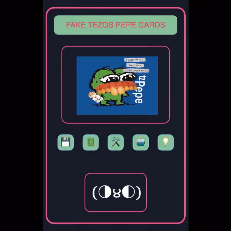 Fake Tezos Pepe Cards #8