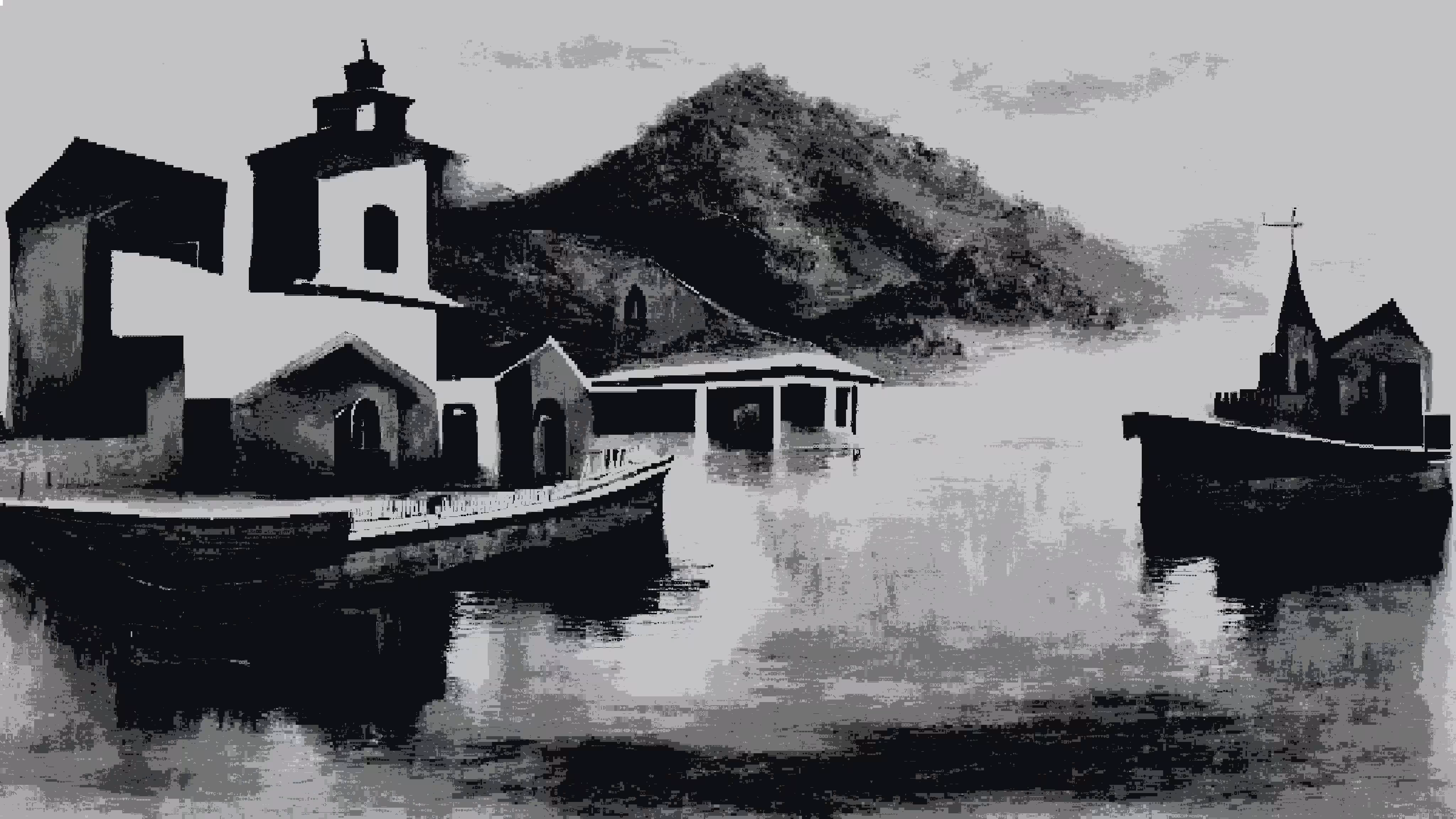 A town by the river