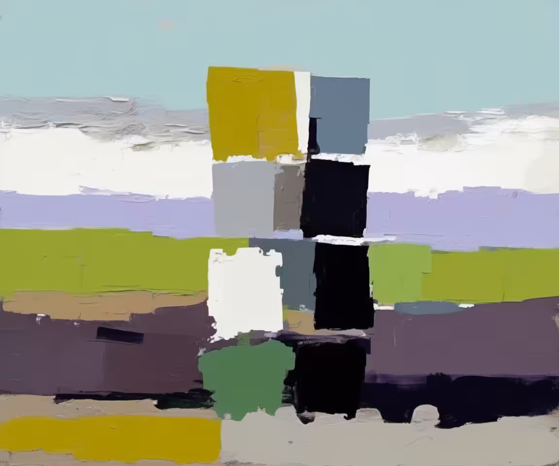 Painted Slabs #77