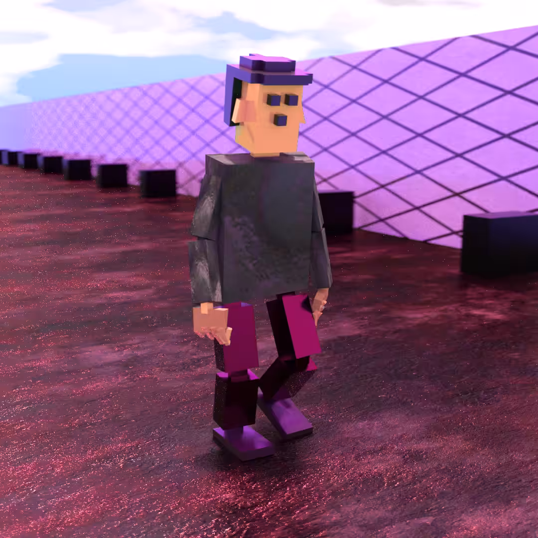 Voxel Walker Punk #0007