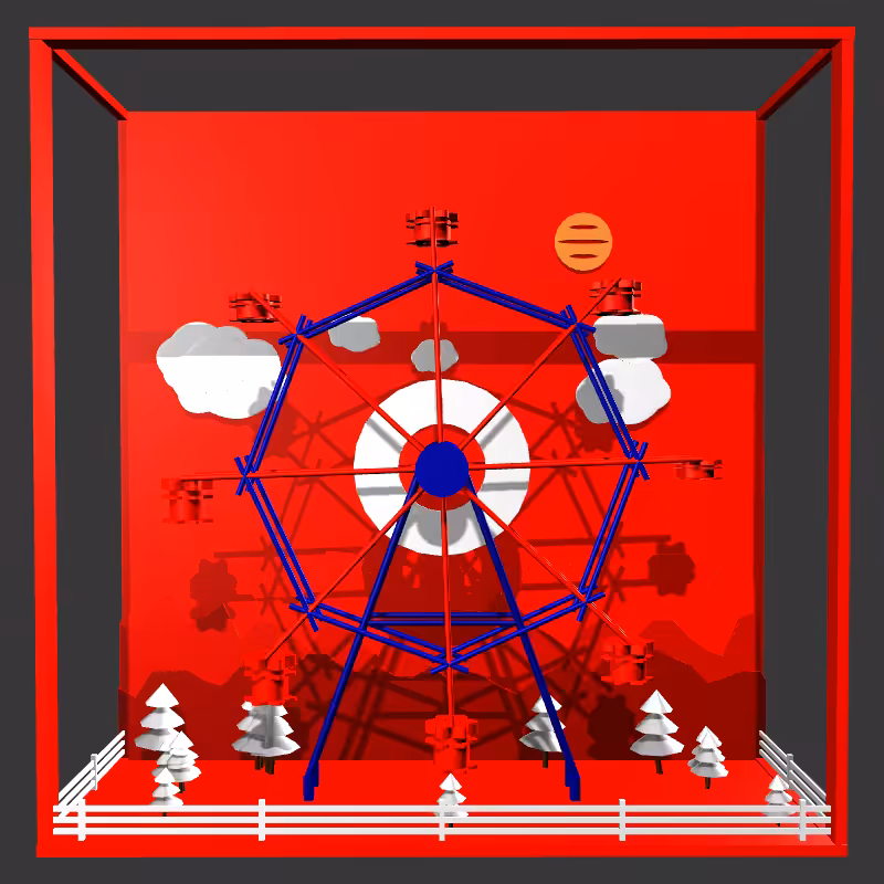 “Uncle Run” Fun Park: Ferris Wheel #8