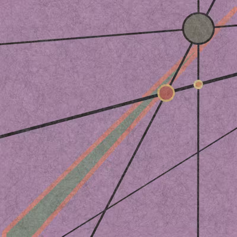 Midcentury Modern Martian Clock #4