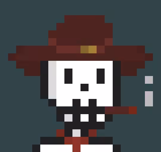 TezSkulls #29 - Cowboy Skull