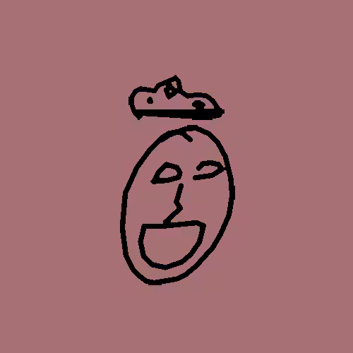 Basquiat Doodles: Basquiat #4129