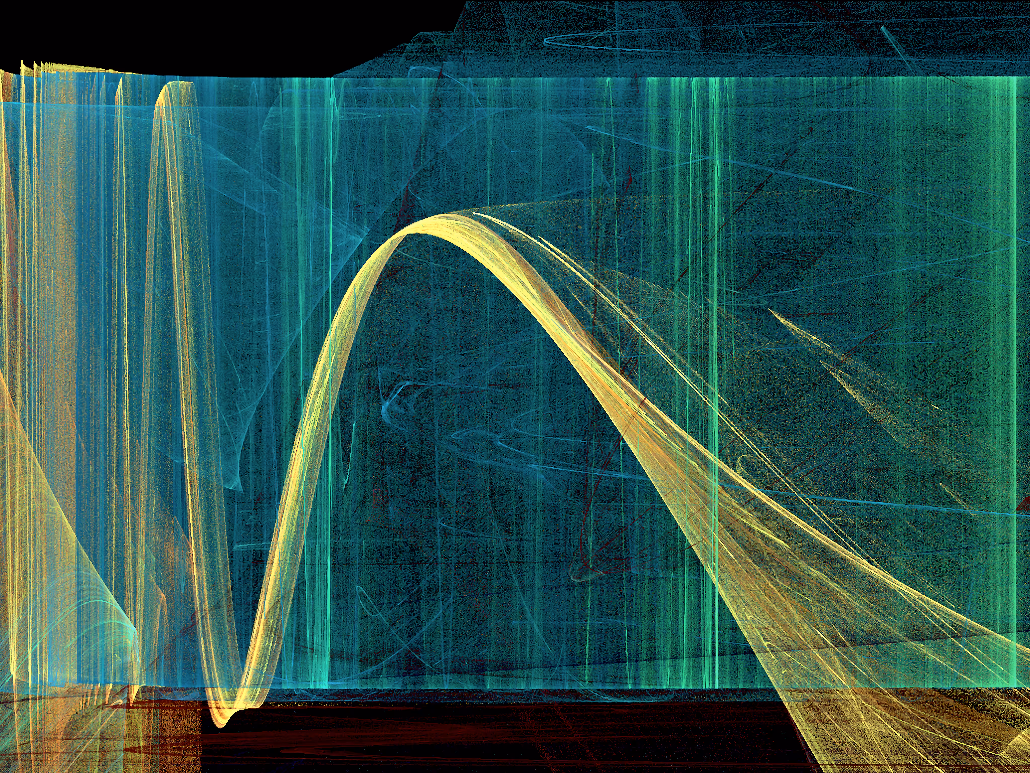 Raw Fractal Series - #117 - Blue Ribbon