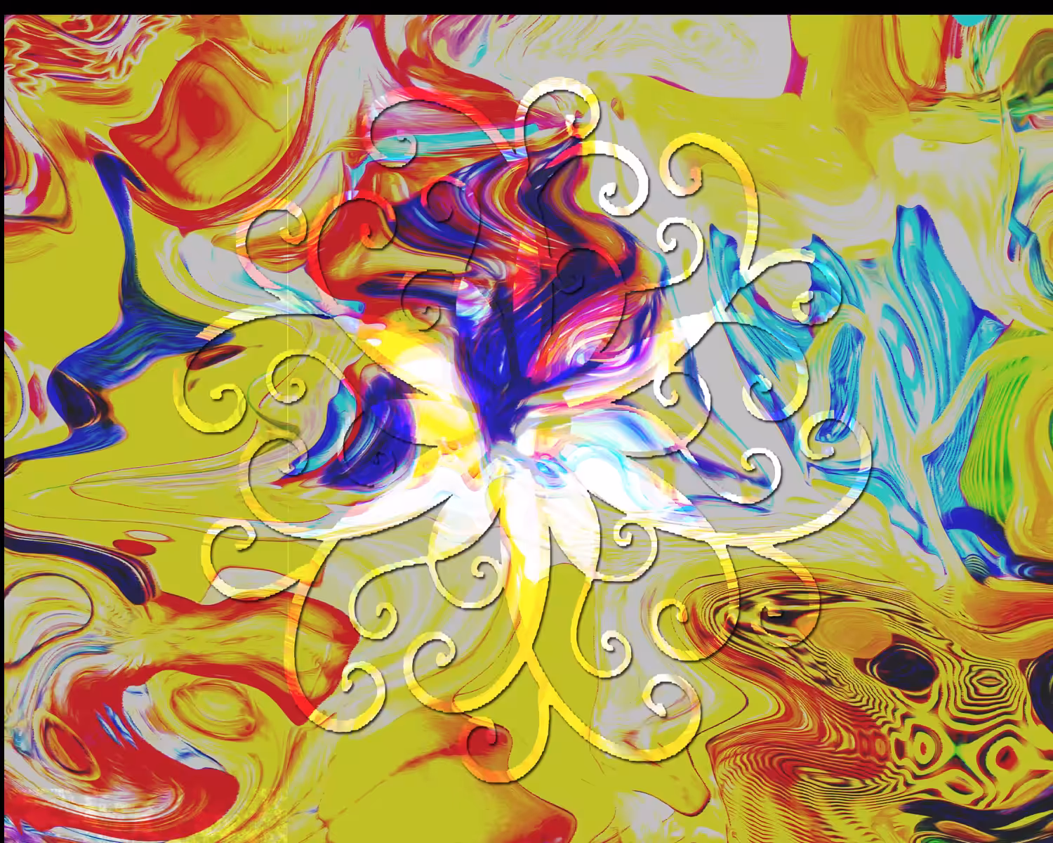 Colorful Glass Abstract Loop