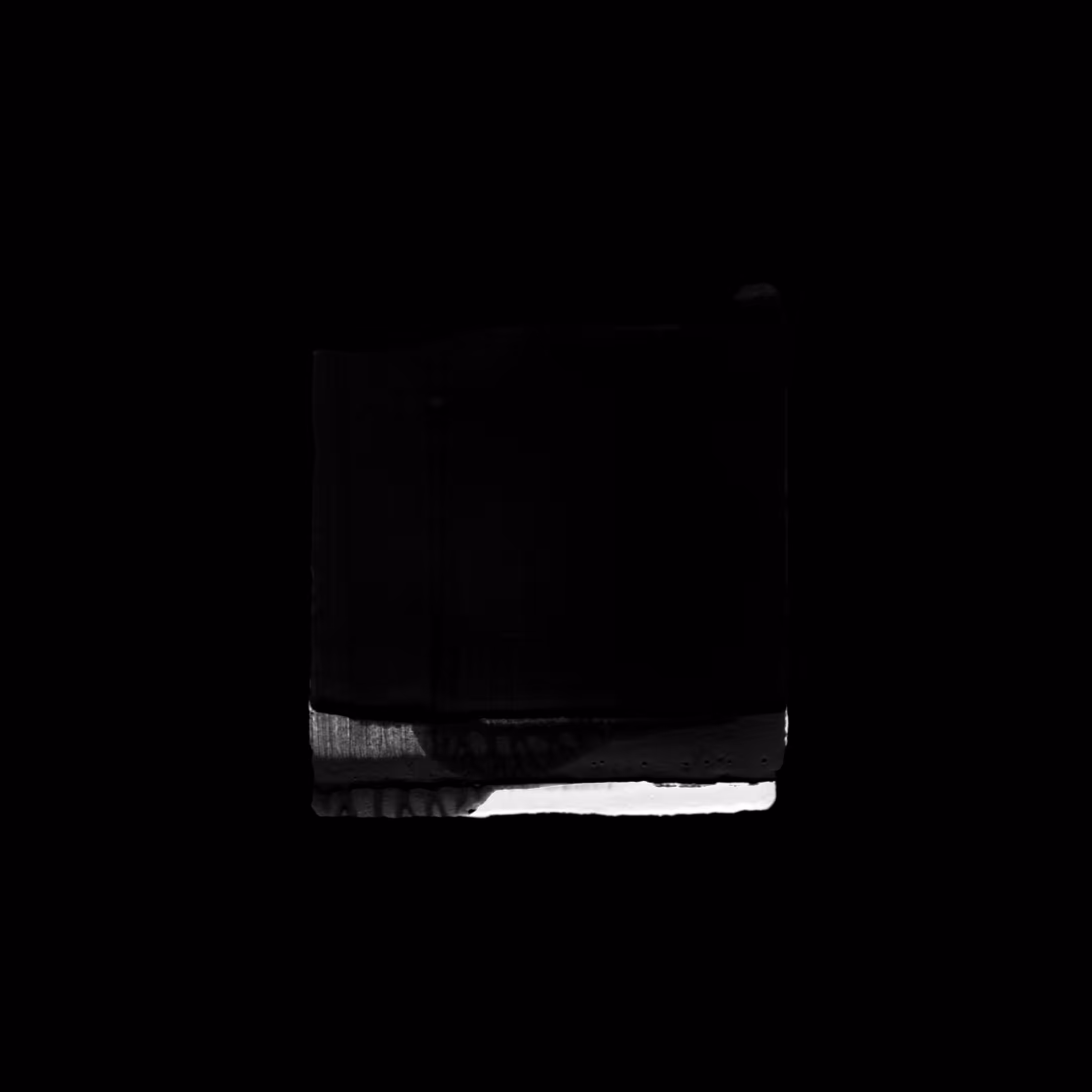 Black on White Square 05