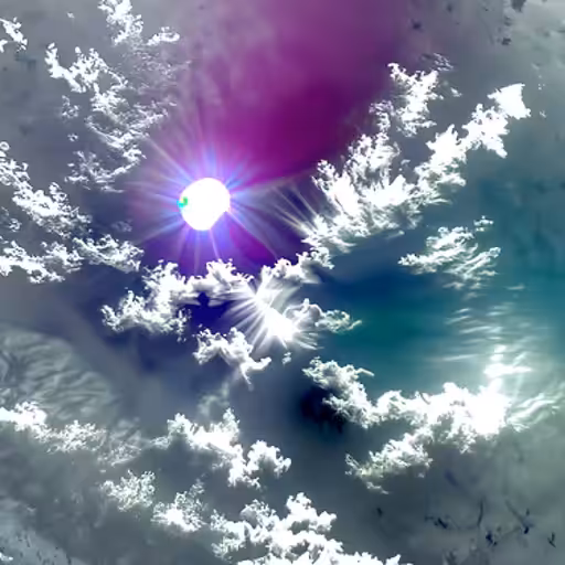 After looking up and into the energetic sky a mushroom gnome makes me soup