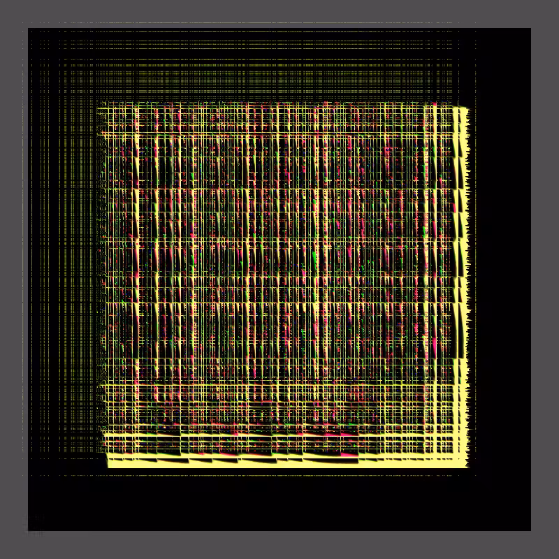 Analog Grid Burn #19