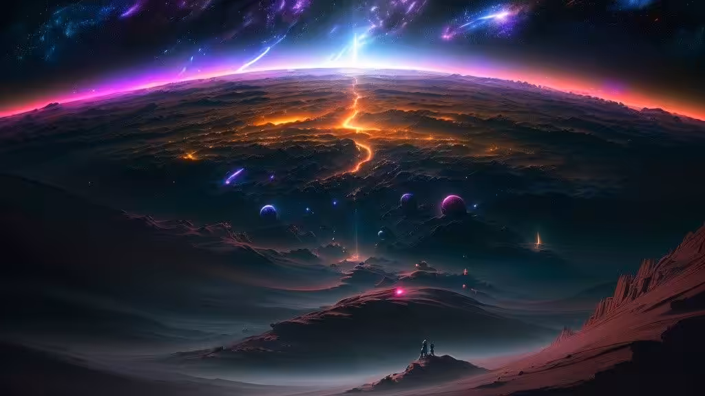 "Rhythmic Visions": "Galactic Escape: Freedom is a State of Mind"