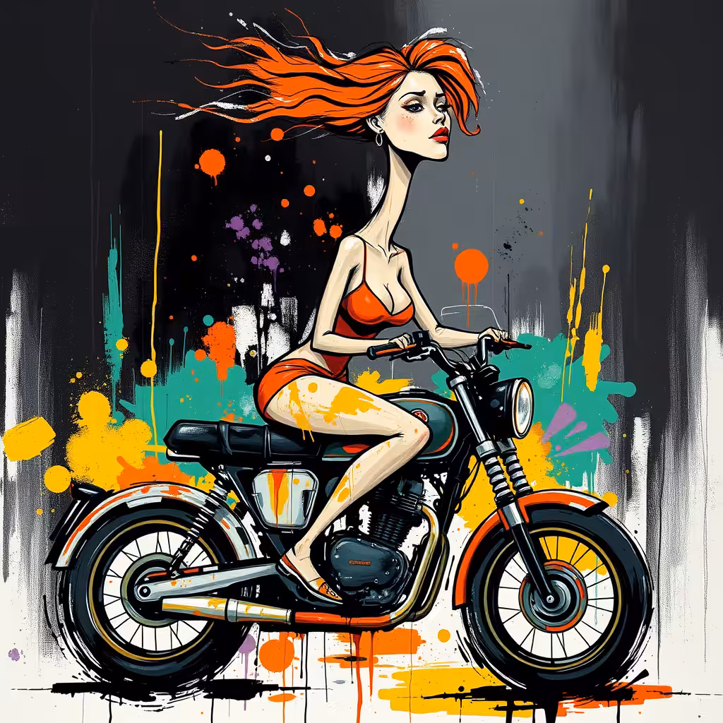 Long Neck - Red Hair