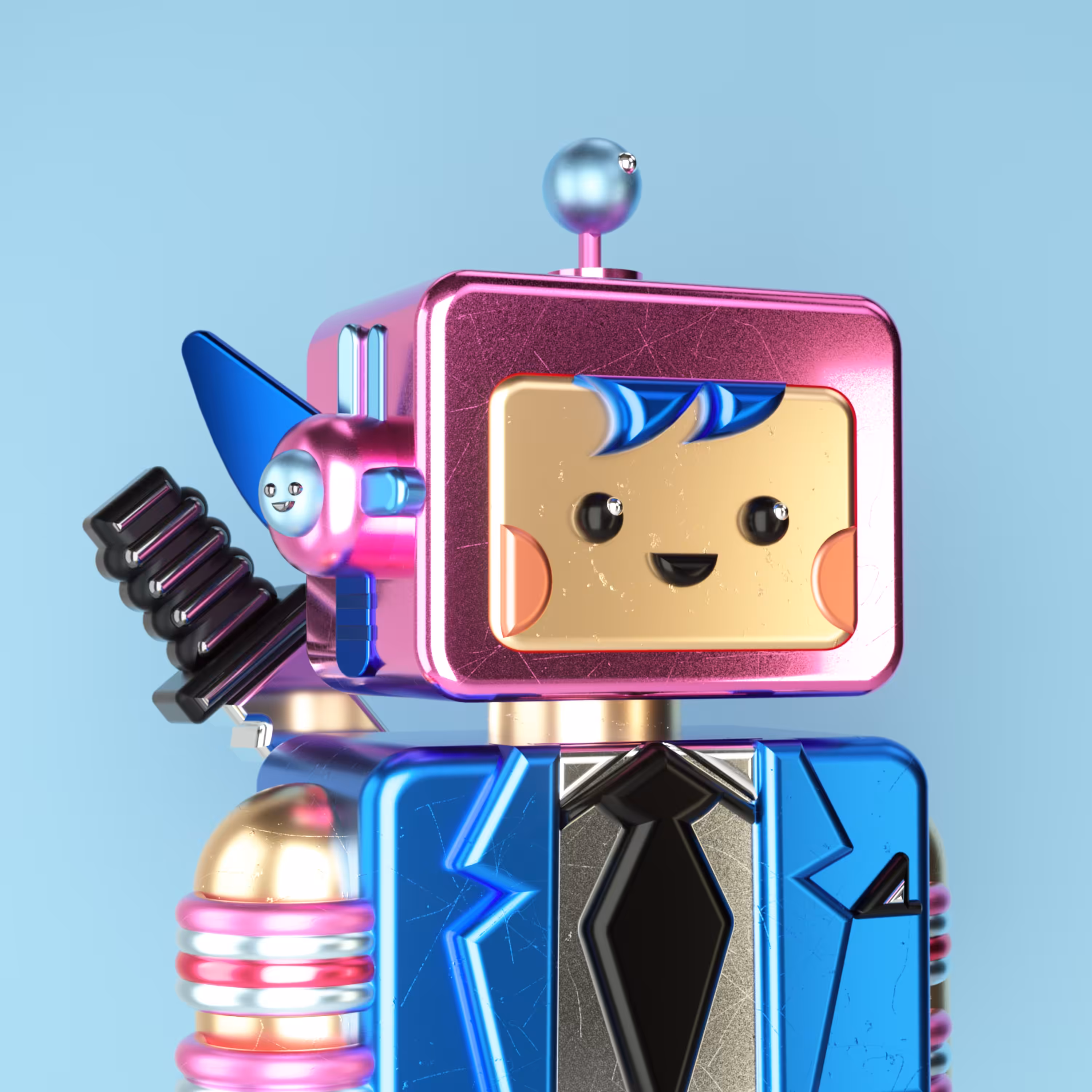 gm 3D - 3D Roboto Cyborgo #5685