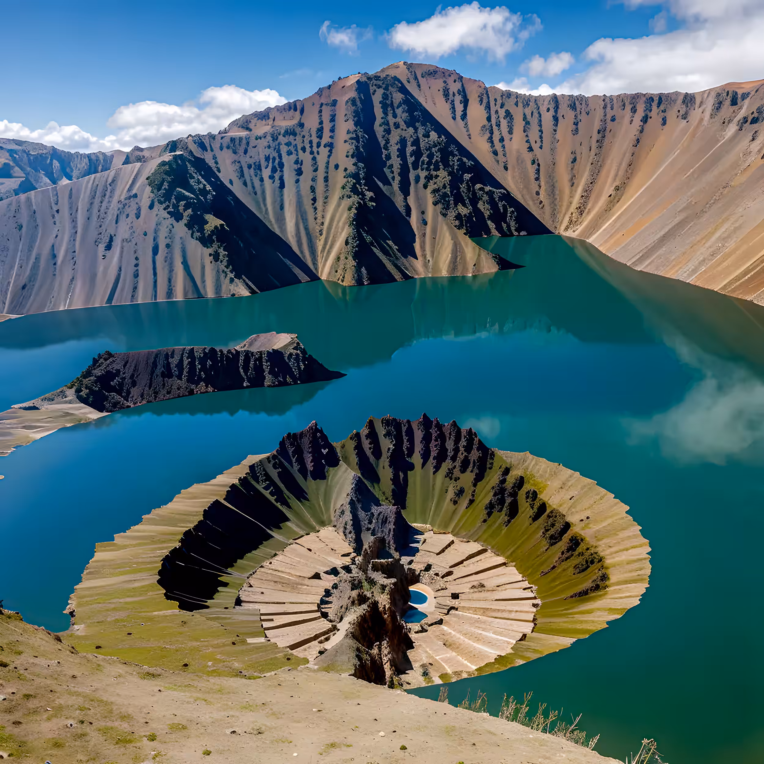 Rodeo posts: Quilotoa Crater Lake, Ecuador