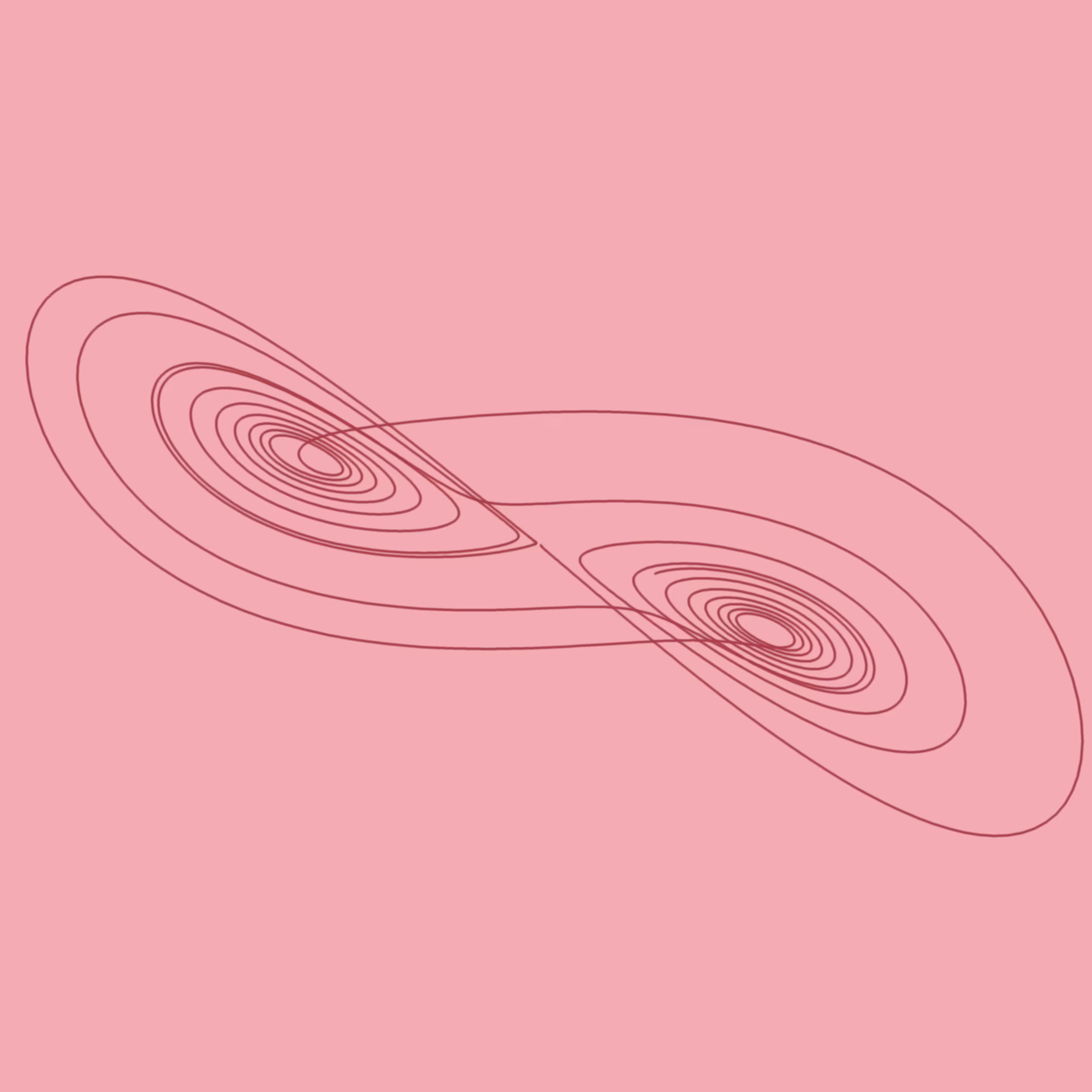 Lorenz Attractor in Red